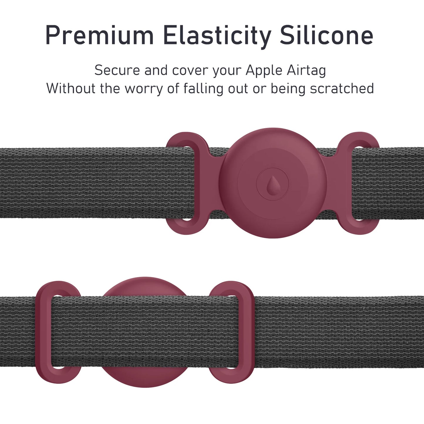 AirTail – Silikonowe Etui na Apple AirTag do Obroży Kota i Psa