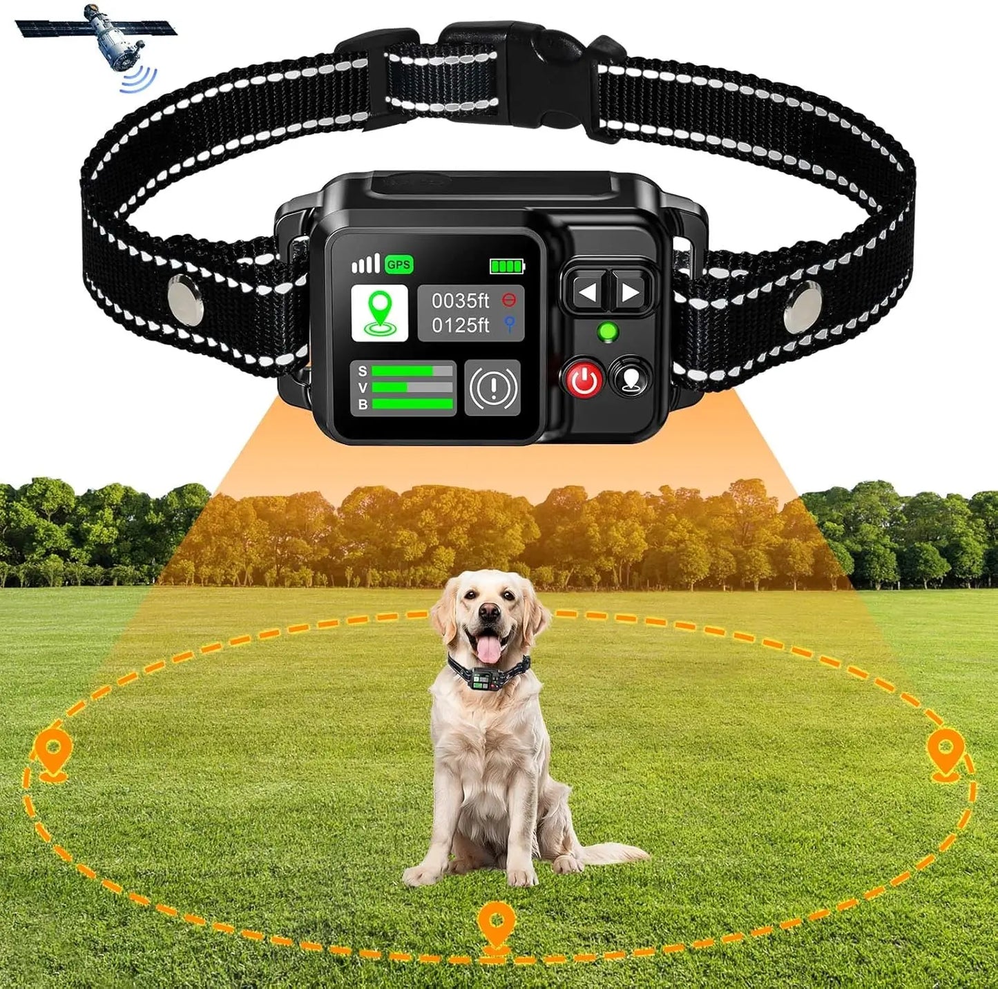 GPS Wireless Dog Fencing System – Elektryczny System Ogrodzenia z Technologią Satelitarną