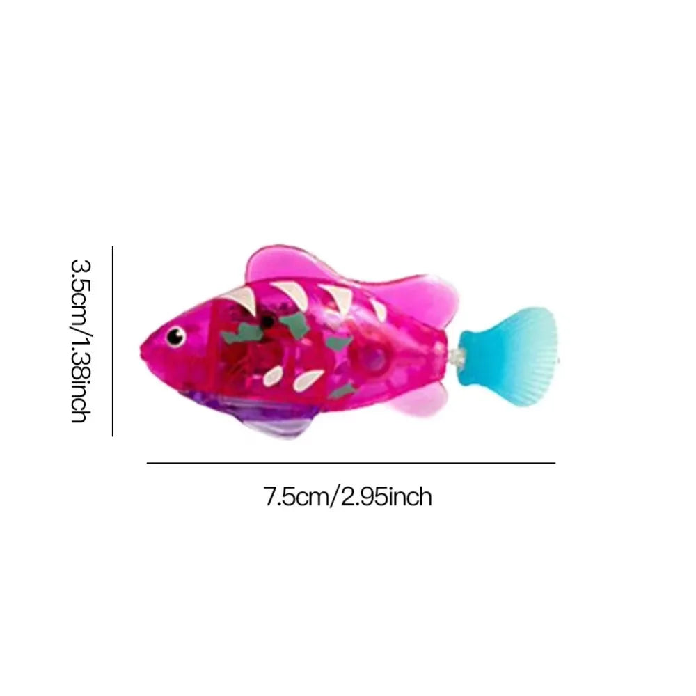 SmartFish – Interaktywne LED Rybki dla Kota, Zabawka Robot z Czujnikiem Ruchu