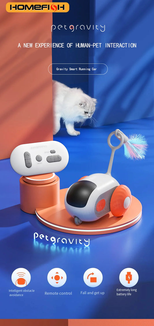 SmartPet Racer – Zdalnie Sterowany Samochodzik Treningowy dla Kota i Psa (2 Tryby)