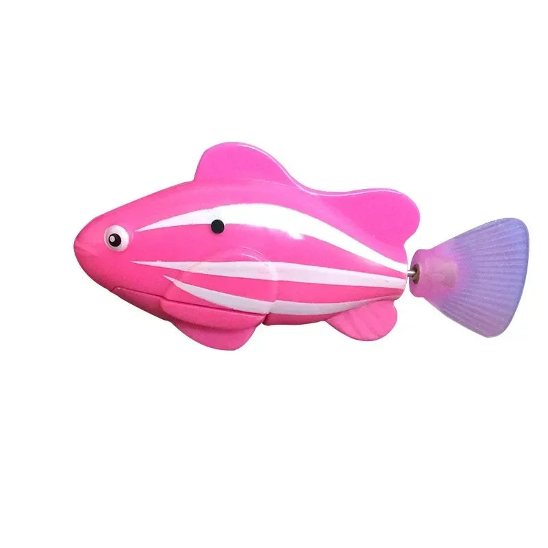 SmartFish – Interaktywne LED Rybki dla Kota, Zabawka Robot z Czujnikiem Ruchu
