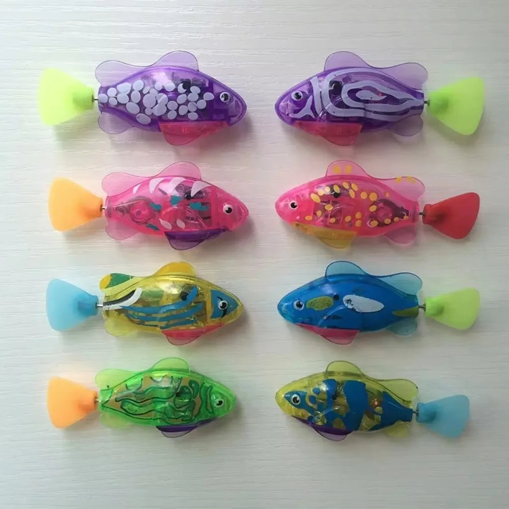 SmartFish – Interaktywne LED Rybki dla Kota, Zabawka Robot z Czujnikiem Ruchu