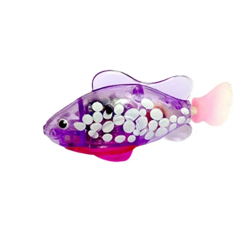 SmartFish – Interaktywne LED Rybki dla Kota, Zabawka Robot z Czujnikiem Ruchu