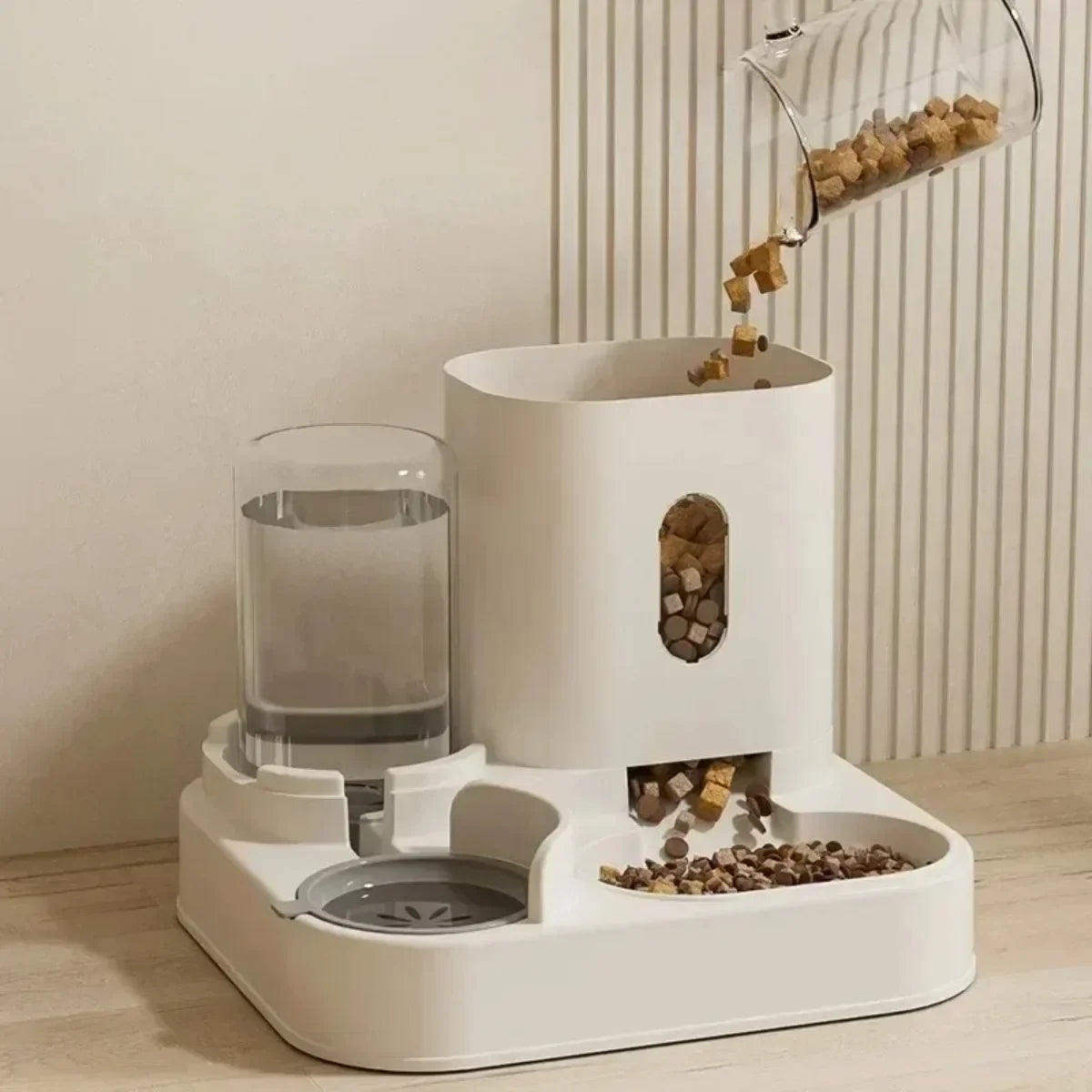 PetGravity Duo – Automatyczny Podajnik Karmy i Wody Dla Psów i Kotów