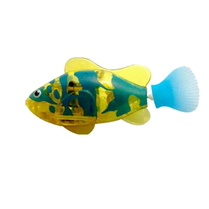 SmartFish – Interaktywne LED Rybki dla Kota, Zabawka Robot z Czujnikiem Ruchu